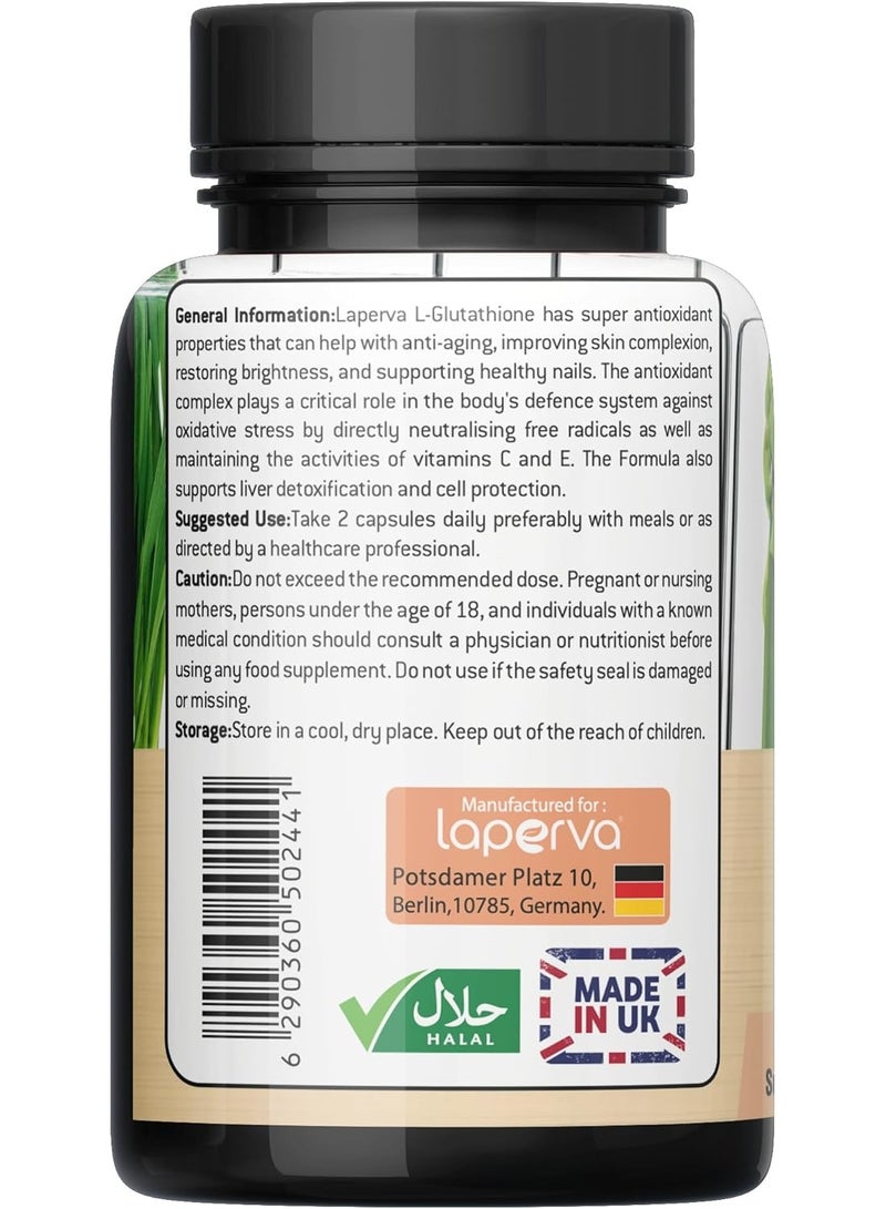 Laperva Antioxidant Complex L Glutathione, 60 Veggie Capsules, 400 mg - Image 3